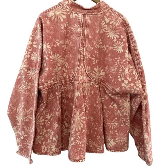 Free People Lua Bed Swing Jacket Apricot Combo Size XL - Picture 6 of 14